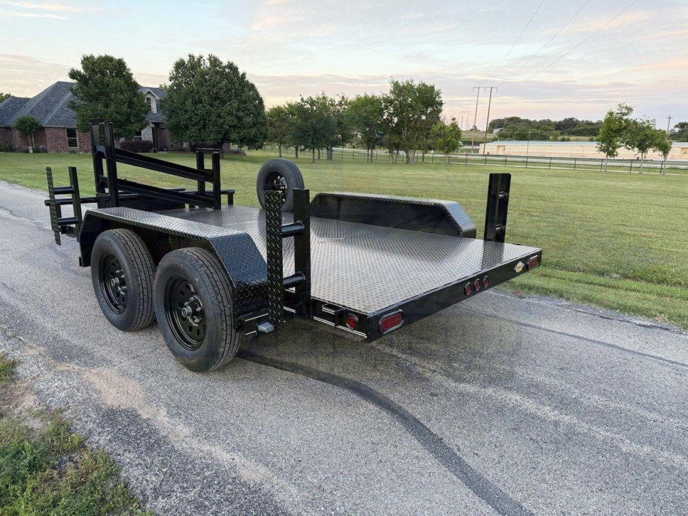 2026 TIGERTX 77" X 12' TANDEM AXLE WELDING TRAILER W/ SPARE 7,000 GVWR