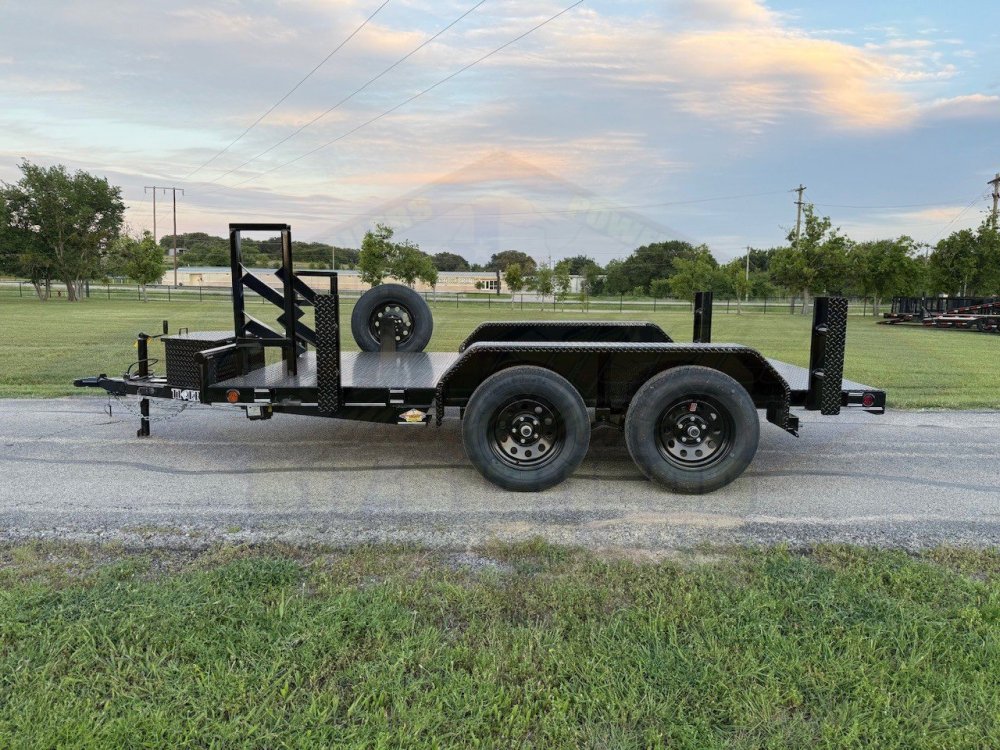 2026 TIGERTX 77" X 12' TANDEM AXLE WELDING TRAILER W/ SPARE 7,000 GVWR