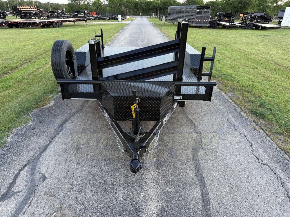 2026 TIGERTX 77" X 12' TANDEM AXLE WELDING TRAILER W/ SPARE 7,000 GVWR