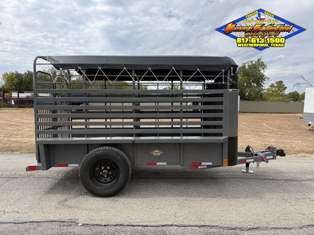 2027 DELCO BG08 4' X 8' MINI BARTOP LIVESTOCK TRAILER 2K-GVWR