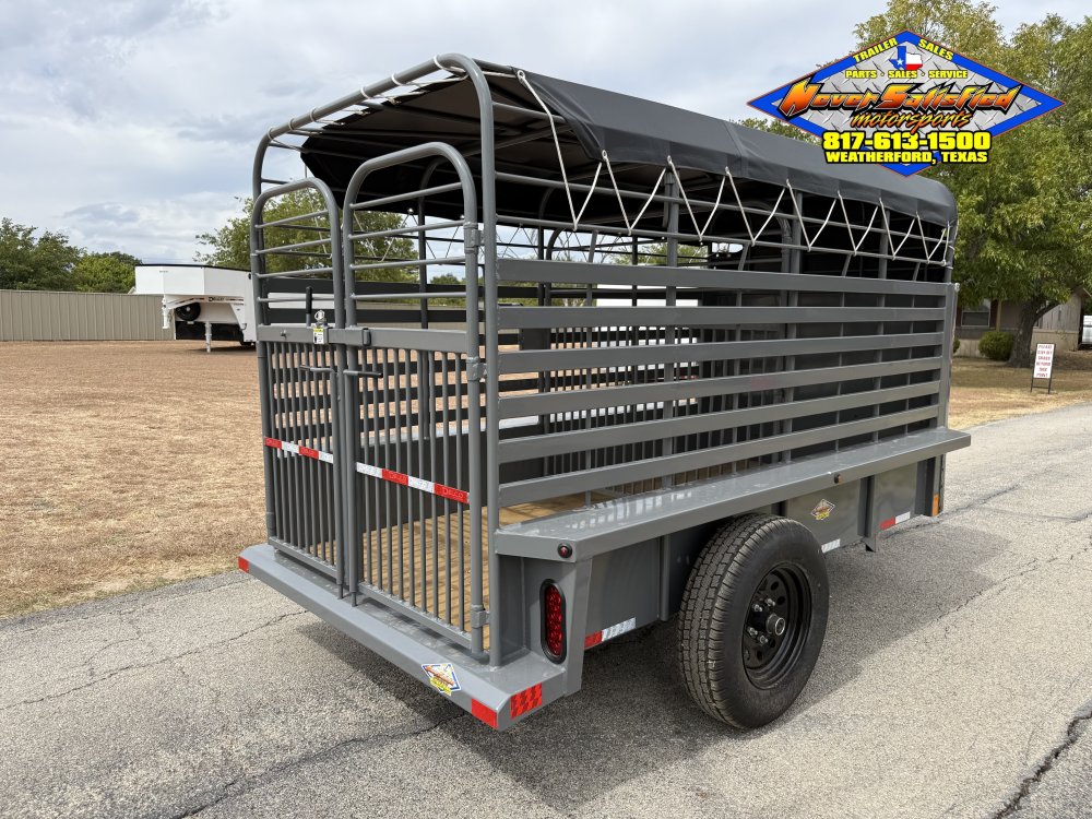 2027 DELCO BG08 4' X 8' MINI BARTOP LIVESTOCK TRAILER 2K-GVWR