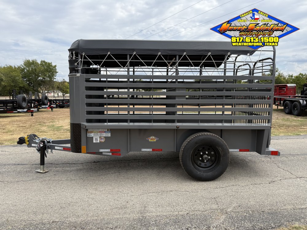 2027 DELCO BG08 4' X 8' MINI BARTOP LIVESTOCK TRAILER 2K-GVWR