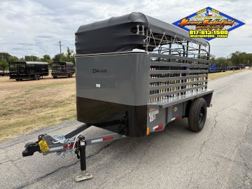 2027 DELCO BG08 4' X 8' MINI BARTOP LIVESTOCK TRAILER 2K-GVWR