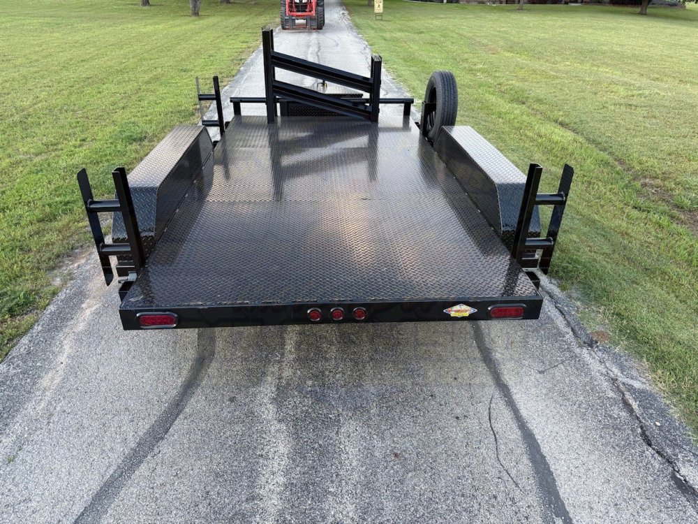 2026 TIGERTX 77" X 12' TANDEM AXLE WELDING TRAILER W/ SPARE 7,000 GVWR