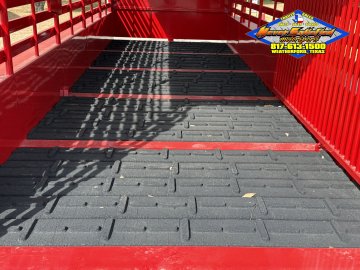 2027 DELCO B820 6'8" X 20' BAR TOP LIVESTOCK TRAILER WITH SPARE 14K-GVWR 7812#PLC