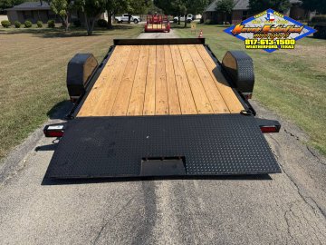 2027 TOP HAT 80" X 13' CUSHION TILT SCISSOR LIFT TRAILER WITH SPARE 7K