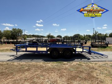2027 TOP HAT 83" X 16' PIPE TOP UTILITY TRAILER WITH 4' SPRING ASSIST RAMP GATE, SPARE 7,000 GVWR
