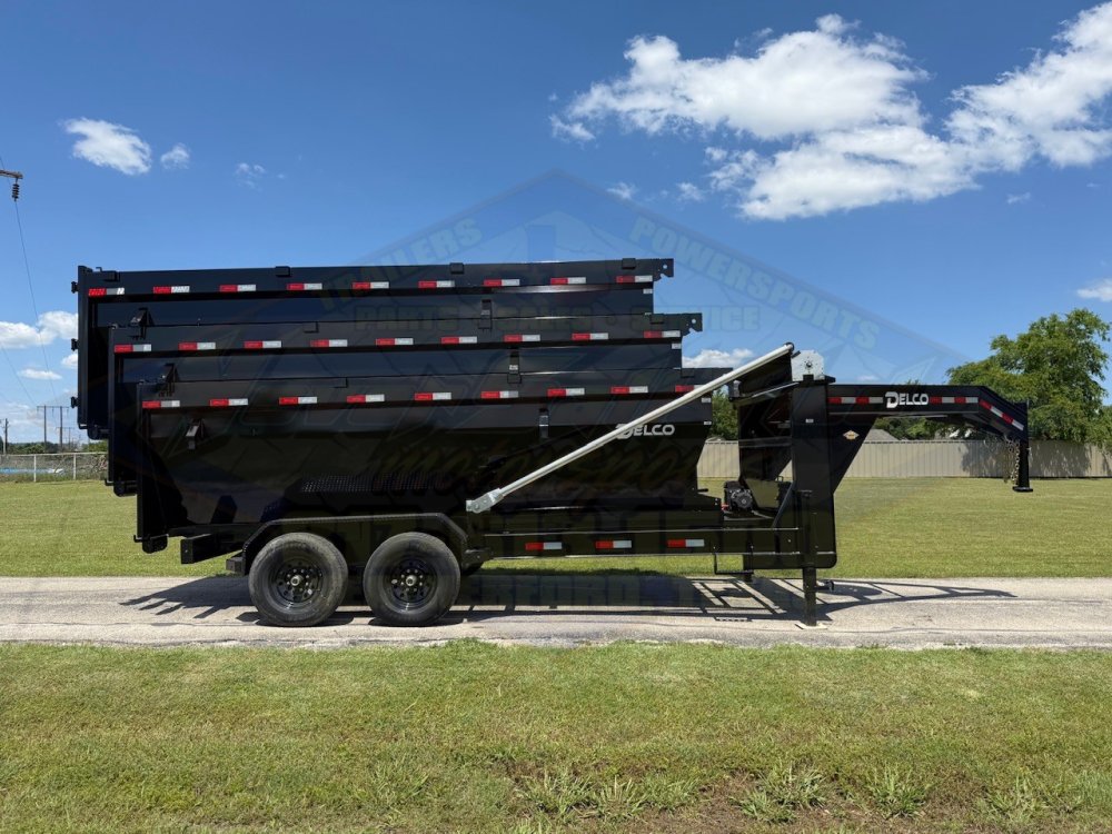2026 DELCO 16' x 83" ROLL-OFF DUMP TRAILER W/ 3 -(14CU.YD.)BINS 16,000 GVWR