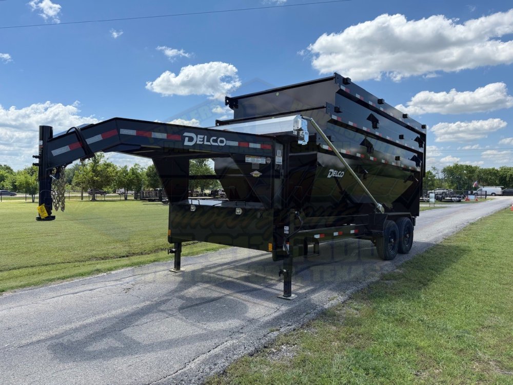 2026 DELCO 16' x 83" ROLL-OFF DUMP TRAILER W/ 3 -(14CU.YD.)BINS 16,000 GVWR