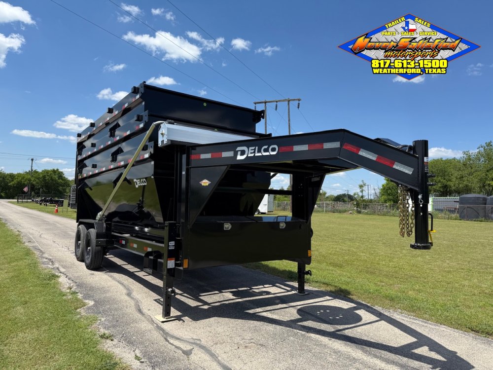 2026 DELCO 16' x 83" ROLL-OFF DUMP TRAILER W/ 3 -(14CU.YD.)BINS 16,000 GVWR