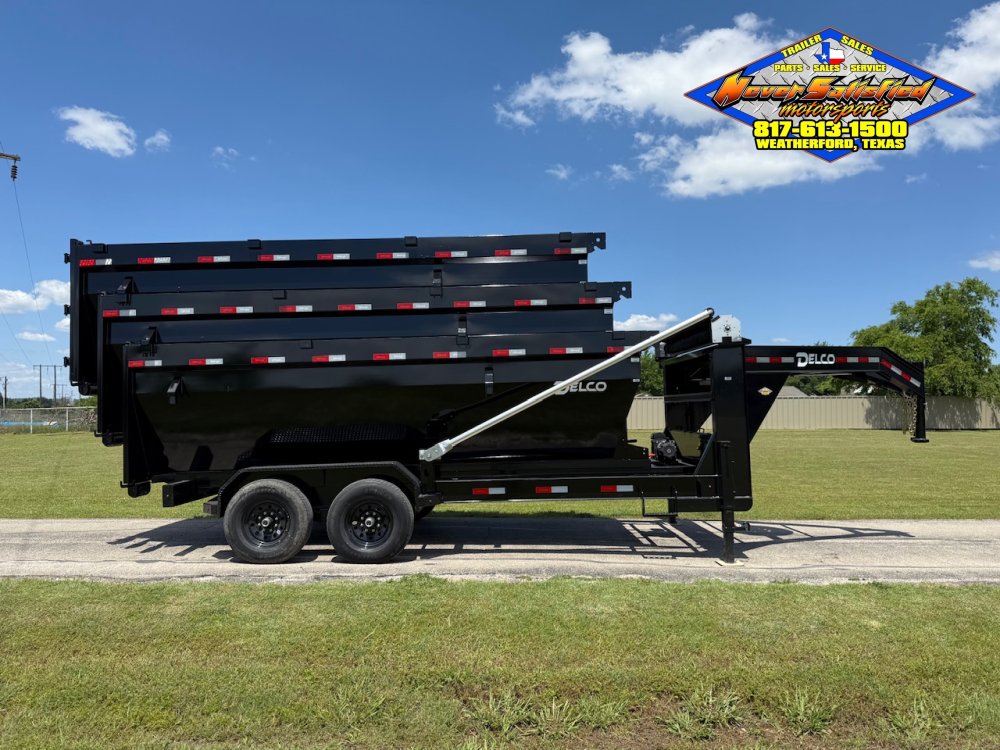 2026 DELCO 16' x 83" ROLL-OFF DUMP TRAILER W/ 3 -(14CU.YD.)BINS 16,000 GVWR