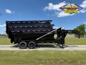 2026 DELCO 16' x 83" ROLL-OFF DUMP TRAILER W/ 3 -(14CU.YD.)BINS 16,000 GVWR