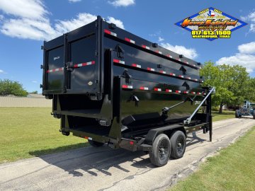 2026 DELCO 16' x 83" ROLL-OFF DUMP TRAILER W/ 3 -(14CU.YD.)BINS 16,000 GVWR