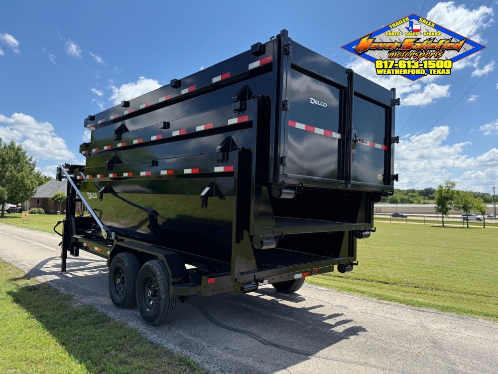 2026 DELCO 16' x 83" ROLL-OFF DUMP TRAILER W/ 3 -(14CU.YD.)BINS 16,000 GVWR