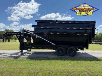 2026 DELCO 16' x 83" ROLL-OFF DUMP TRAILER W/ 3 -(14CU.YD.)BINS 16,000 GVWR