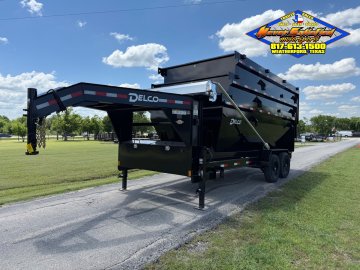 2026 DELCO 16' x 83" ROLL-OFF DUMP TRAILER W/ 3 -(14CU.YD.)BINS 16,000 GVWR