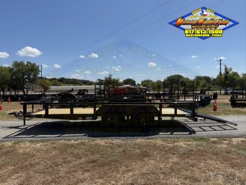 2027 TOP HAT 83" X 16' PIPE TOP UTILITY TRAILER WITH 4' SPRING ASSIST RAMP GATE, SPARE 7,000 GVWR
