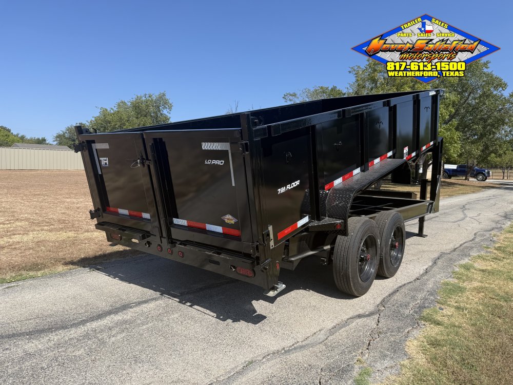 2026 TOP HAT 83" X 16' GOOSENECK DUMP TRAILER WITH 3' SIDEWALLS, TARP, RAMPS, AND SPARE 17.5K-GVWR 1