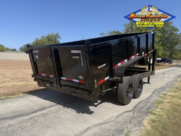 2026 TOP HAT 83" X 16' GOOSENECK DUMP TRAILER WITH 3' SIDEWALLS, TARP, RAMPS, AND SPARE 17.5K-GVWR 1