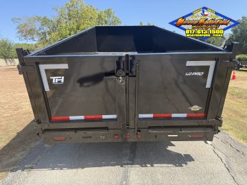 2026 TOP HAT 83" X 16' GOOSENECK DUMP TRAILER WITH 3' SIDEWALLS, TARP, RAMPS, AND SPARE 17.5K-GVWR 1