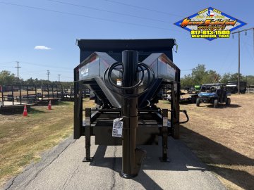 2026 TOP HAT 83" X 16' GOOSENECK DUMP TRAILER WITH 3' SIDEWALLS, TARP, RAMPS, AND SPARE 17.5K-GVWR 1