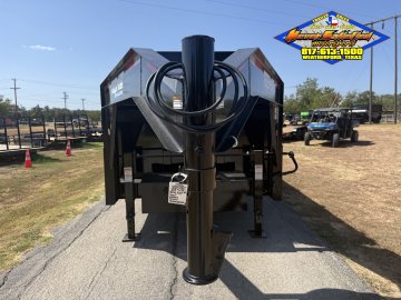2026 TOP HAT 83" X 16' GOOSENECK DUMP TRAILER WITH 3' SIDEWALLS, TARP, RAMPS, AND SPARE 17.5K-GVWR 1