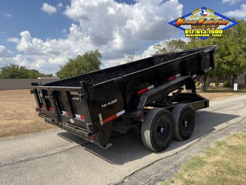 2024 TOP HAT 83" X 14' BUMPER PULL DUMP TRAILER WITH TARP AND RAMPS 14K-GVWR 9700#PLC