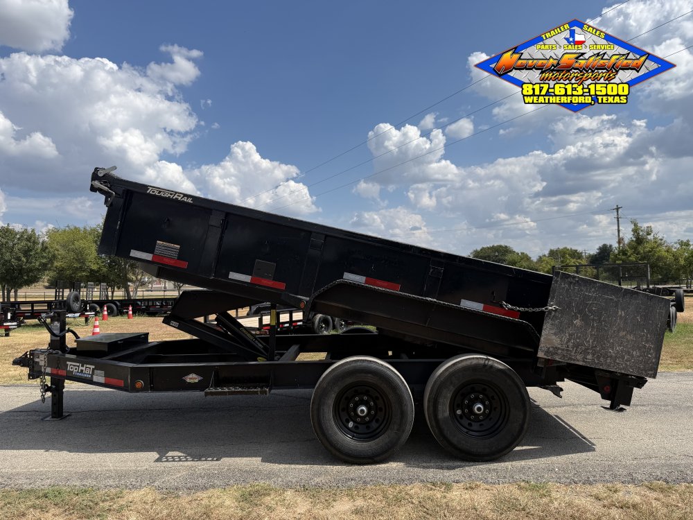 2024 TOP HAT 83" X 14' BUMPER PULL DUMP TRAILER WITH TARP AND RAMPS 14K-GVWR 9700#PLC