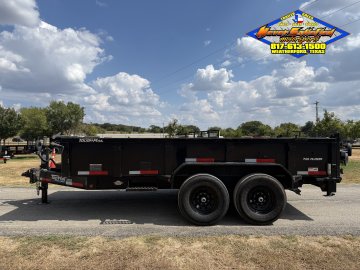 2024 TOP HAT 83" X 14' BUMPER PULL DUMP TRAILER WITH TARP AND RAMPS 14K-GVWR 9700#PLC