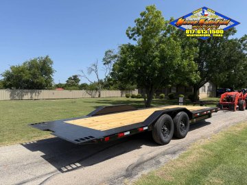 2027 DELCO 102" X 22' BUMPER PULL TILT DECK TRAILER WITH SPARE 14,000 GVWR
