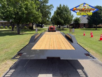 2027 DELCO 102" X 22' BUMPER PULL TILT DECK TRAILER WITH SPARE 14,000 GVWR