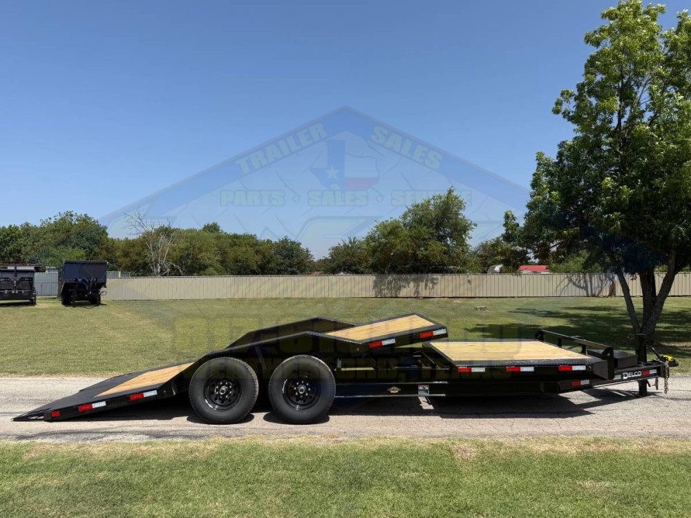 2027 DELCO 102" X 22' BUMPER PULL TILT DECK TRAILER WITH SPARE 14,000 GVWR