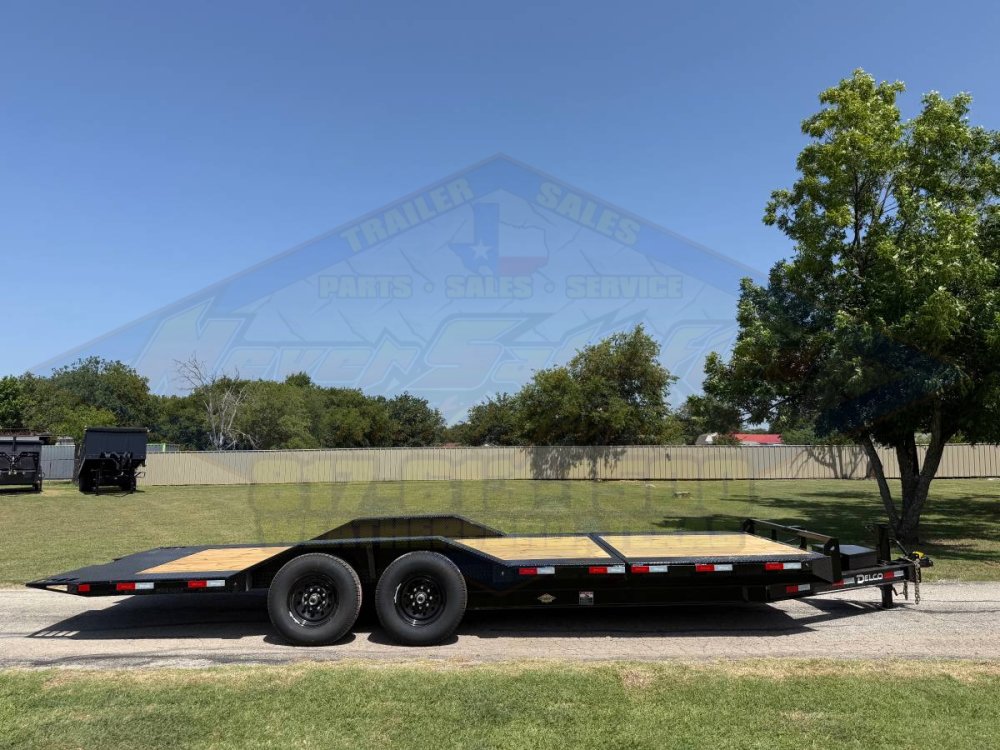2027 DELCO 102" X 22' BUMPER PULL TILT DECK TRAILER WITH SPARE 14,000 GVWR