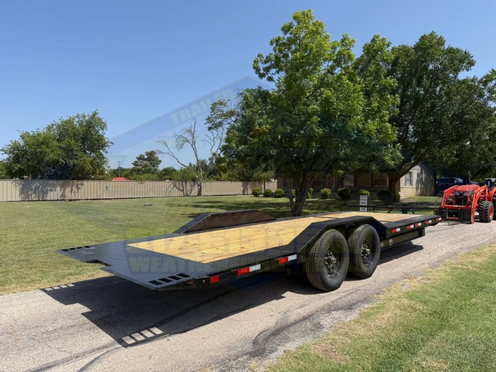 2027 DELCO 102" X 22' BUMPER PULL TILT DECK TRAILER WITH SPARE 14,000 GVWR