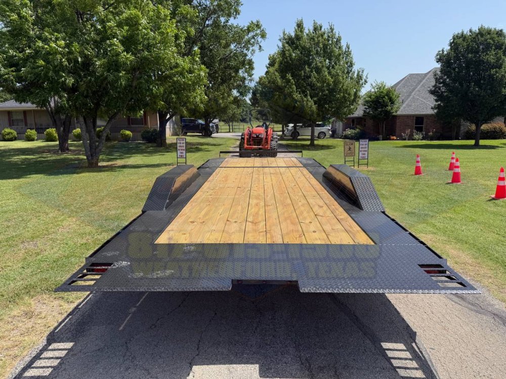 2027 DELCO 102" X 22' BUMPER PULL TILT DECK TRAILER WITH SPARE 14,000 GVWR