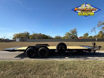 2026 LIBERTY TRAILERS 83" X 22' TILT DECK TRAILER WITH SPARE 17,500 GVWR