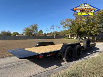 2026 LIBERTY TRAILERS 83" X 22' TILT DECK TRAILER WITH SPARE 17,500 GVWR