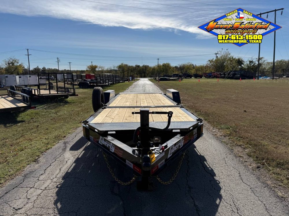 2026 LIBERTY TRAILERS 83" X 22' TILT DECK TRAILER WITH SPARE 17,500 GVWR