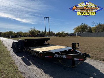2026 LIBERTY TRAILERS 83" X 22' TILT DECK TRAILER WITH SPARE 17,500 GVWR