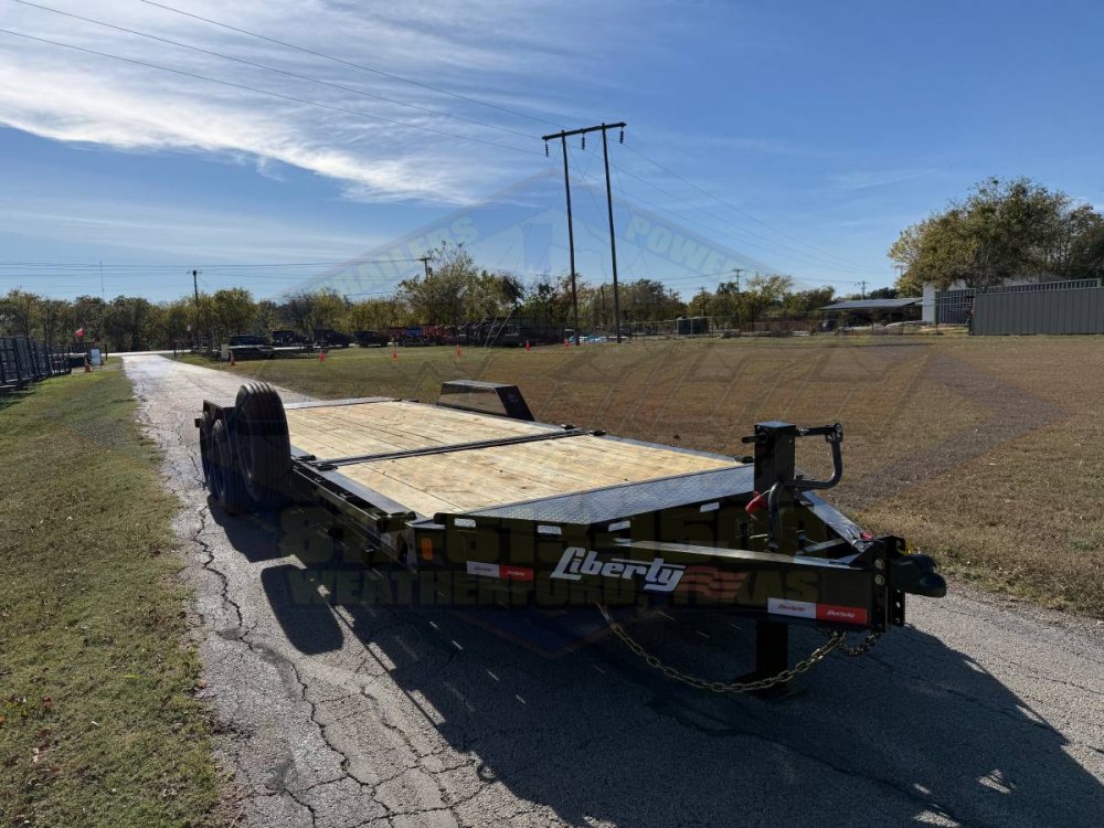 2026 LIBERTY TRAILERS 83" X 22' TILT DECK TRAILER WITH SPARE 17,500 GVWR