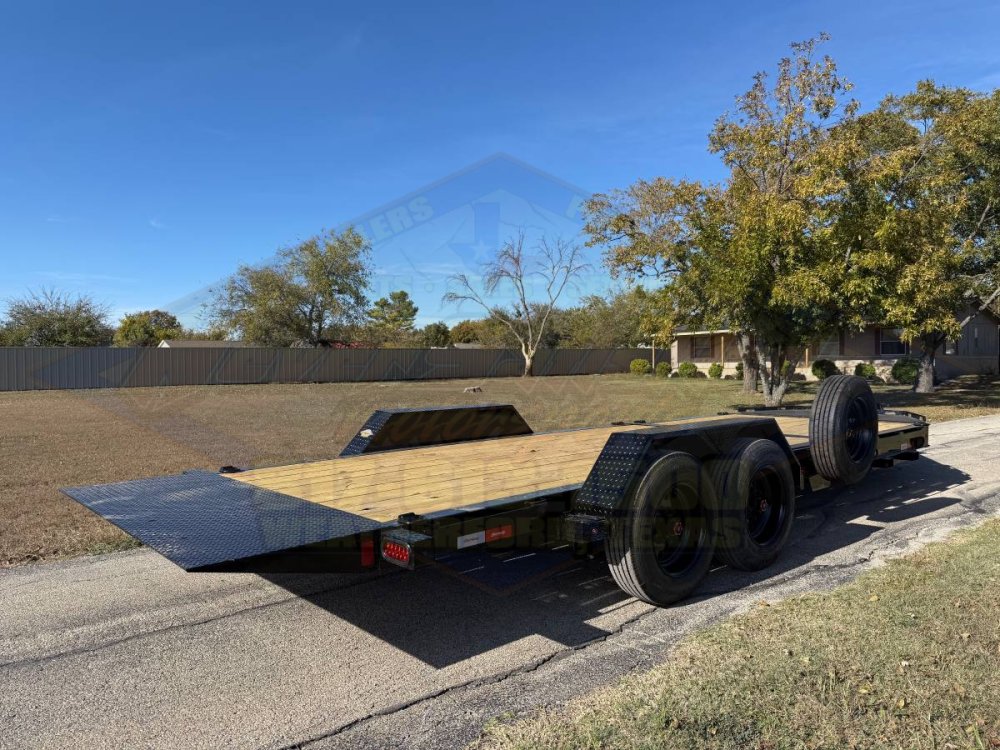 2026 LIBERTY TRAILERS 83" X 22' TILT DECK TRAILER WITH SPARE 17,500 GVWR
