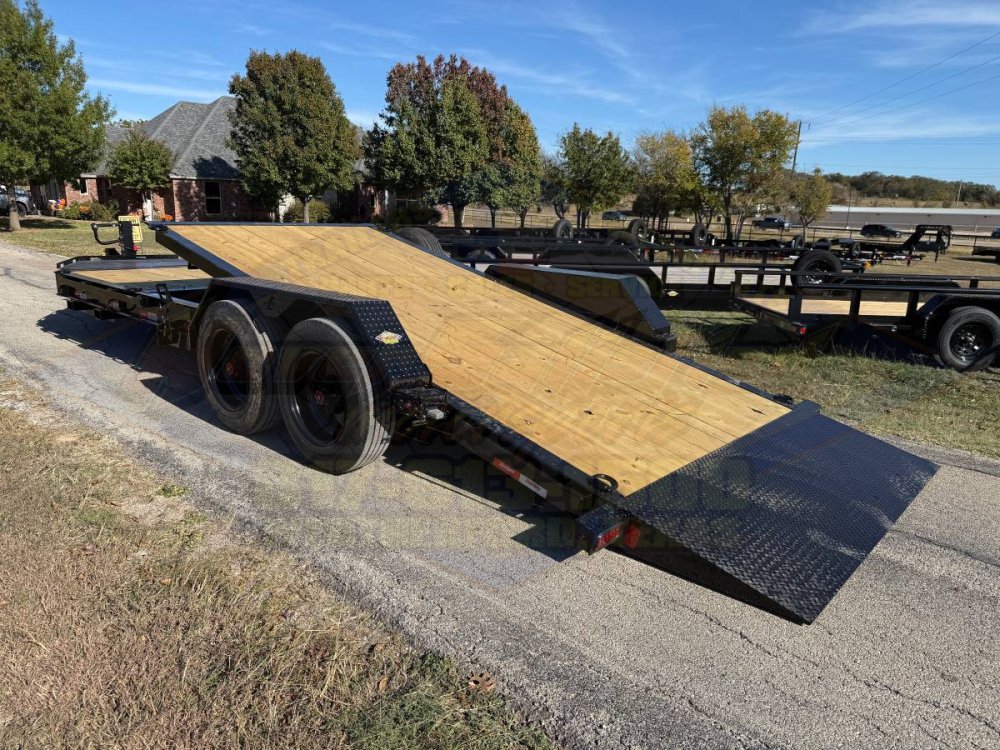 2026 LIBERTY TRAILERS 83" X 22' TILT DECK TRAILER WITH SPARE 17,500 GVWR