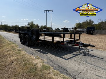 2026 DELCO 83" X 14' TANDEM AXLE UTILITY TRAILER WITH BI-FOLD SPRING ASSISTED RAMP GATE AND SPARE 7K