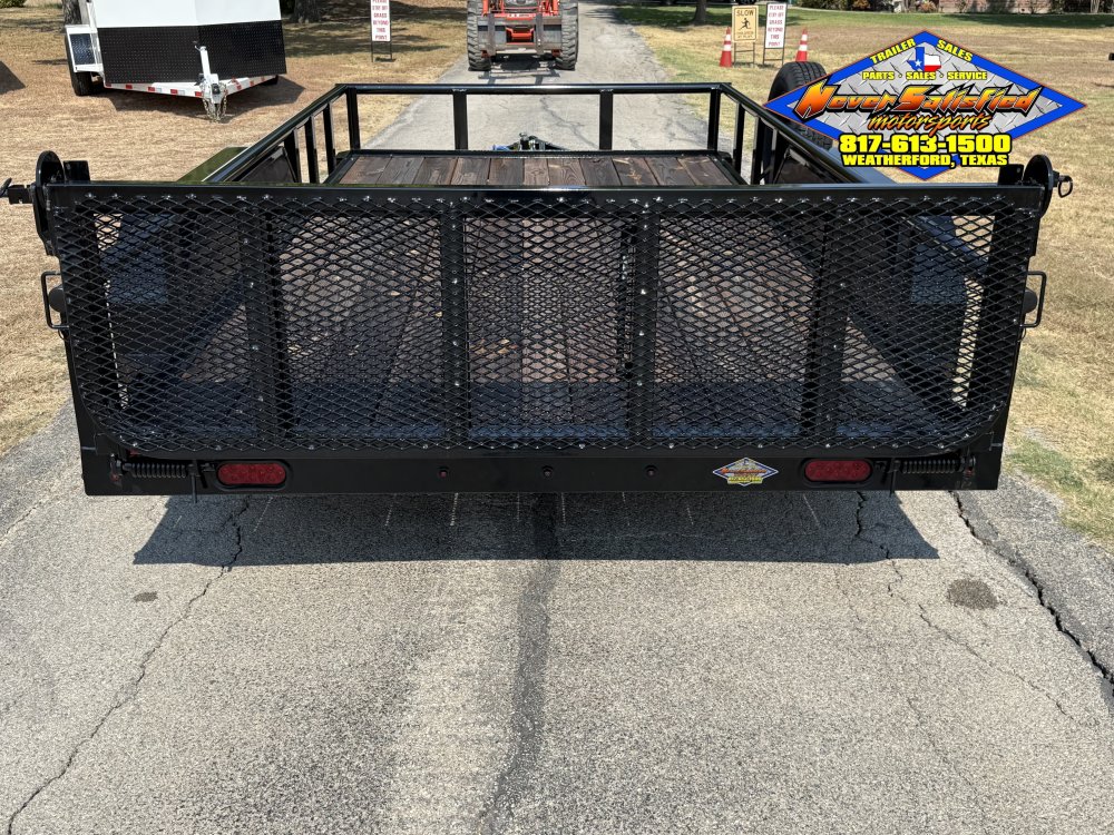 2026 DELCO 83" X 14' TANDEM AXLE UTILITY TRAILER WITH BI-FOLD SPRING ASSISTED RAMP GATE AND SPARE 7K