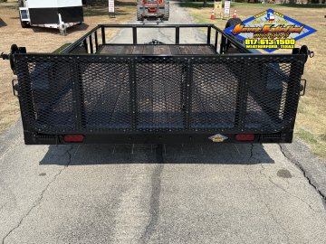 2026 DELCO 83" X 14' TANDEM AXLE UTILITY TRAILER WITH BI-FOLD SPRING ASSISTED RAMP GATE AND SPARE 7K