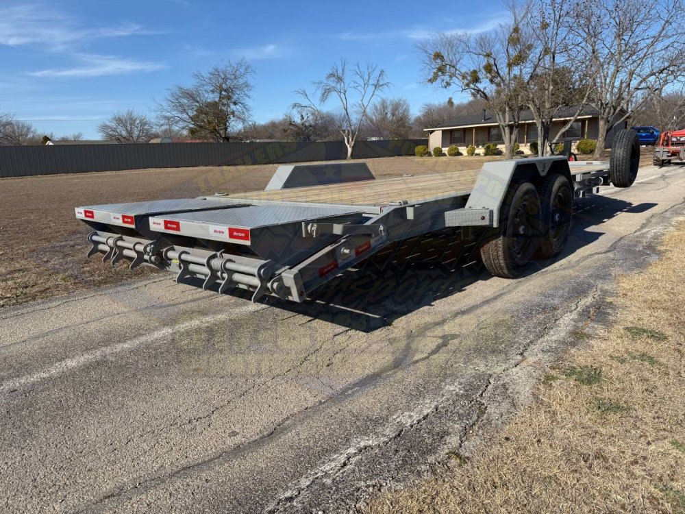 2026 LIBERTY 83 X 20' EQUIPMENT HAULER WITH MONSTER CAR HAULER RAMPS AND SPARE 15,400# GVWR