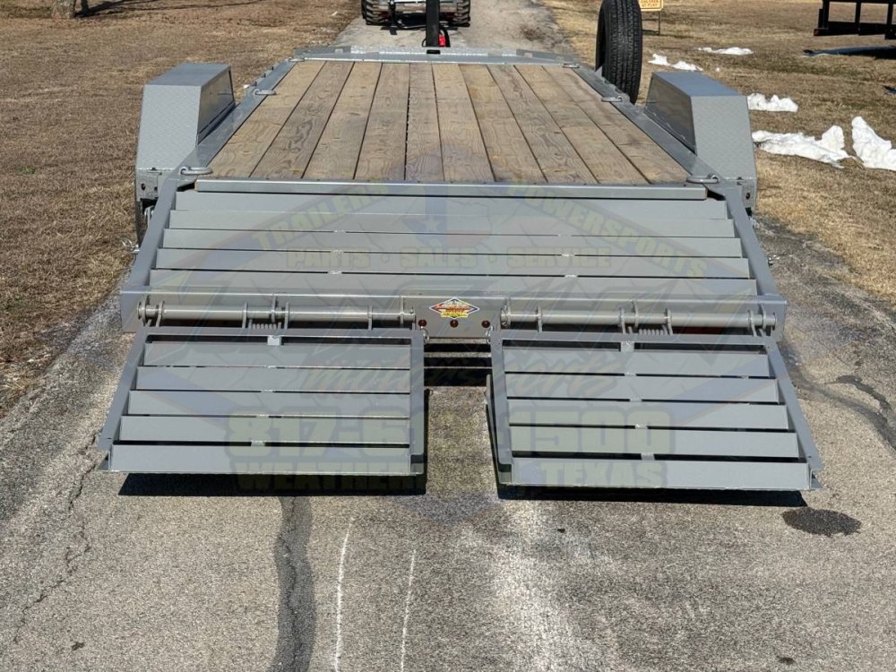 2026 LIBERTY 83 X 20' EQUIPMENT HAULER WITH MONSTER CAR HAULER RAMPS AND SPARE 15,400# GVWR