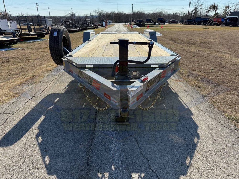2026 LIBERTY 83 X 20' EQUIPMENT HAULER WITH MONSTER CAR HAULER RAMPS AND SPARE 15,400# GVWR