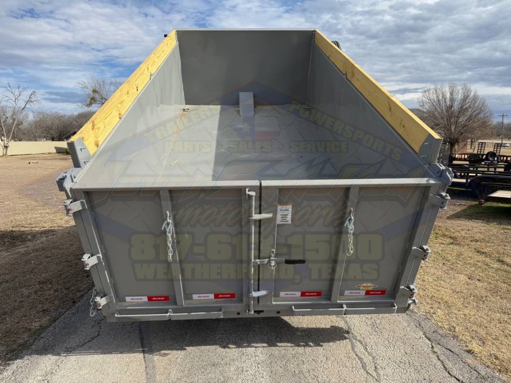 2026 LIBERTY 83" X 14' BUMPER PULL TELESCOPIC DUMP TRAILER WITH TARP, RAMPS, AND SPARE 17,500 GVWR G