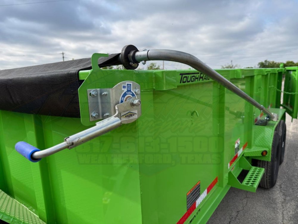 2026 TOP HAT 83" X 16' LOW PROFILE DUMP TRAILER WITH LONG ARM TARP, HYDRAULIC JACK, RAMPS AND SPARE 